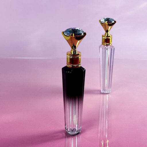 TKB Diamond-Cut Lip Gloss Tube - Gold Crown Cap