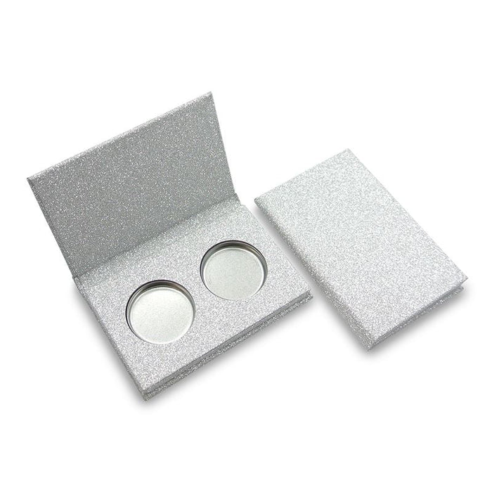 26mm Glittery Silver 2 Cavity (Includes Tins & Press Tiles)