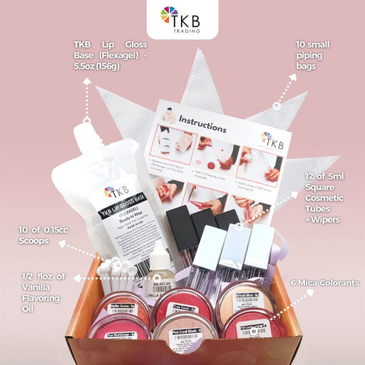 TKB Flexagel DIY Lip Gloss Making Kit