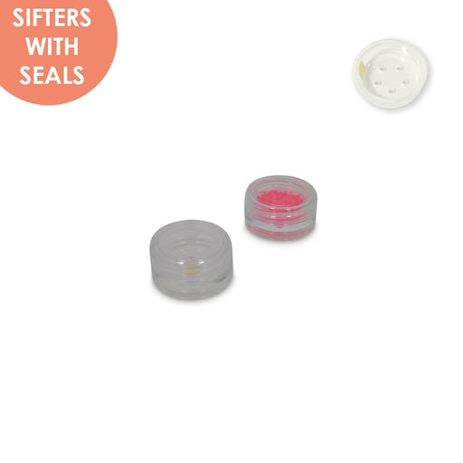 Jars: Clear with Sifters with Seals