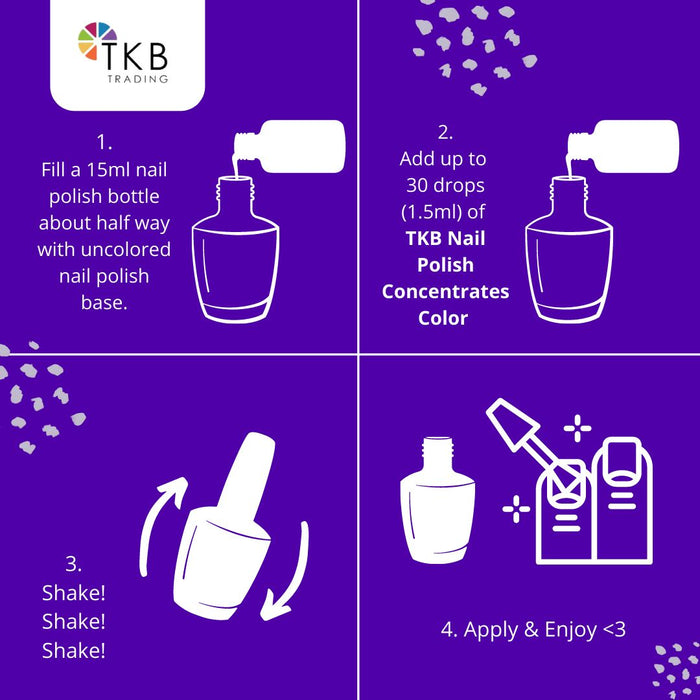 Color A - Violet Nail Polish Concentrate