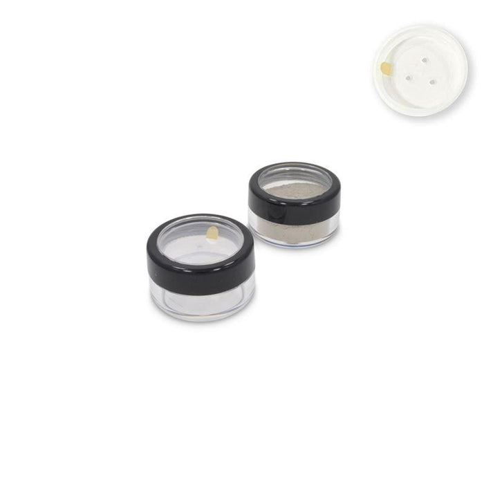 Jars: Shiny Black Rim and Sifters with Seals