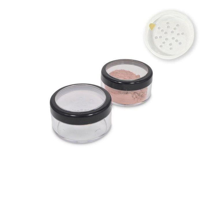 Jars: Shiny Black Rim and Sifters with Seals