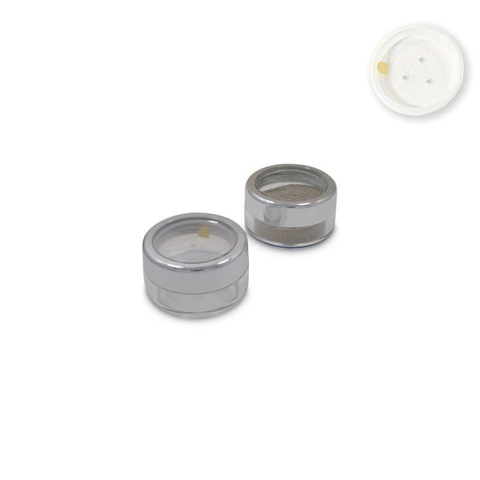 Jars: Shiny Silver Rim and Sifters with Seals