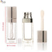 TKB 5ml Silver Square Lip Gloss Tubes With Jumbo Doe Foot Wand Applicator