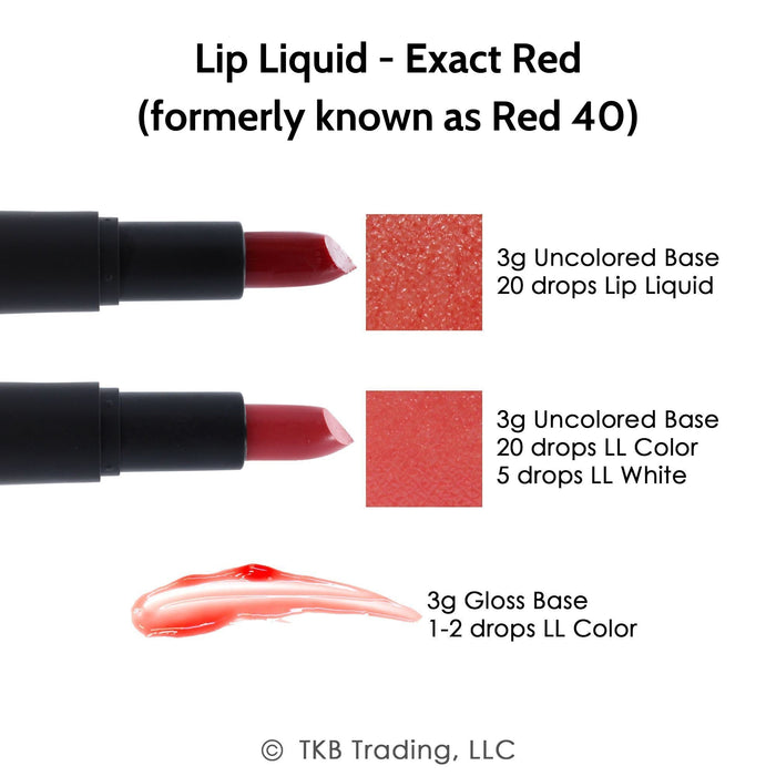 TKB Lip Liquid - Exact Red