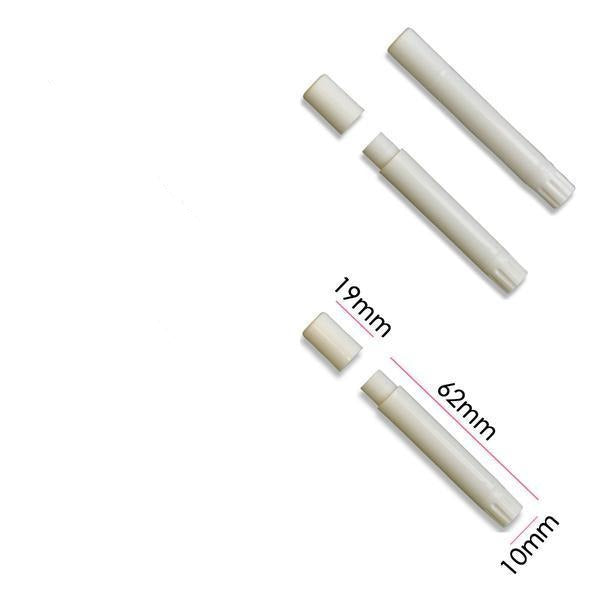 White Slimline Lip Balm Tubes