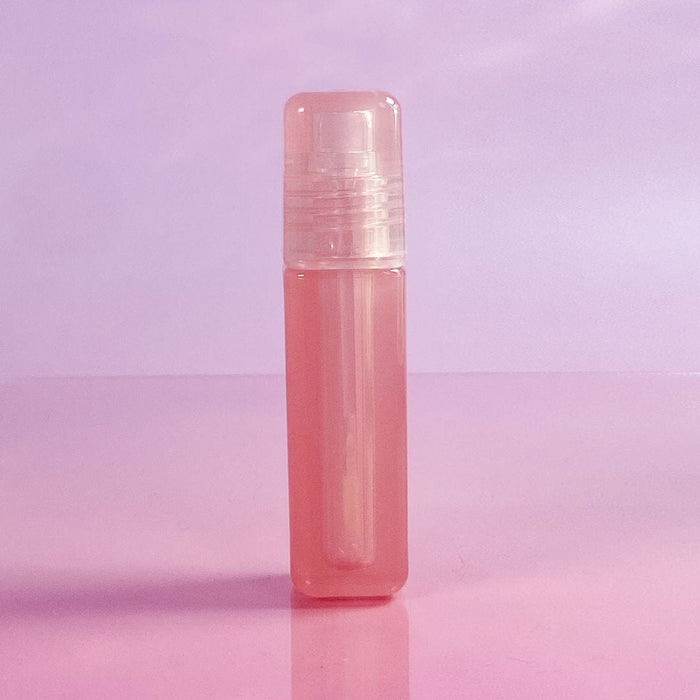 TKB 5ml PINKEE Square Translucent Lip Gloss Tubes With Soft Precision Wand